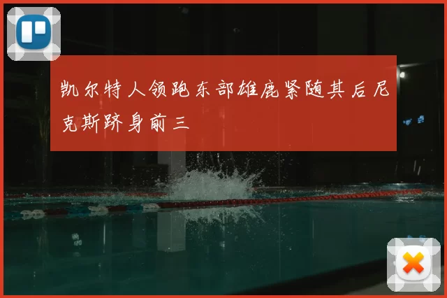 凯尔特人领跑东部雄鹿紧随其后尼克斯跻身前三